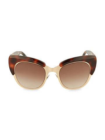 Pomellato 49mm Novelty Cat Eye Sunglasses