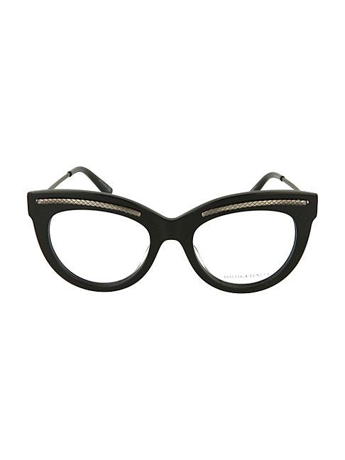 Bottega Veneta 49mm Cat Eye Optical Glasses