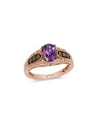 Le Vian 14k Strawberry Gold & Cotton Candy Amethyst Cocktail Ring