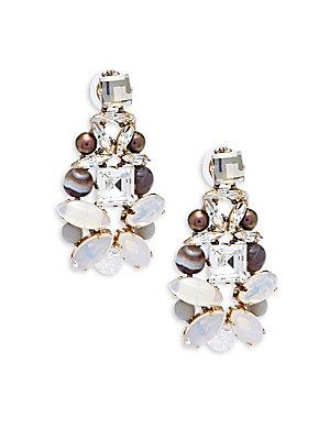 Tataborello Crystal Drop Earrings