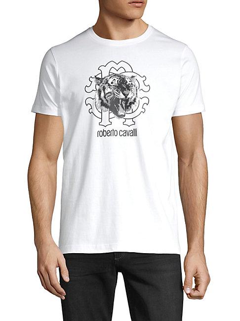 Roberto Cavalli Tiger Logo T-shirt