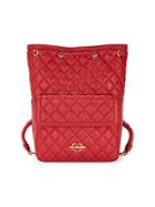 Love Moschino Quilted Leather Backpack