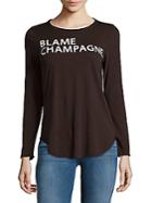 Chaser Blame Champagne Long-sleeve Tee
