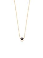 Gabi Rielle 22k Goldplated & White Crystal Star Pendant Necklace