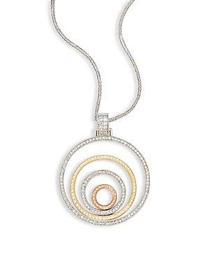 Effy Diamond & 14k Gold Pendant Necklace
