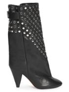 Isabel Marant Lakfee Studded Leather Midi Boots
