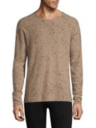 John Varvatos Oversize Wool & Cashmere Crewneck Sweater
