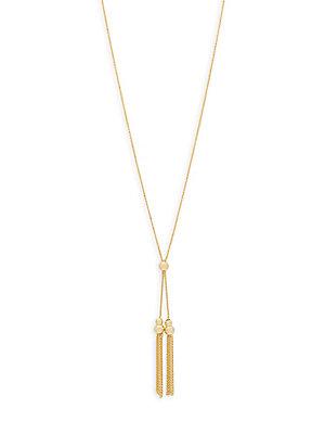 Royal Chain 14k Yellow Gold Tassel Necklace