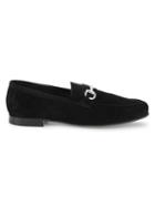 Saks Fifth Avenue Made In Italy Flex Suede Bit Loafers