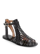 Vince Camuto Signature Woven Leather Gladiator Sandals