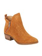 Lucky Brand Basonta Perforated Leather Booties