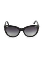 Karl Lagerfeld 55mm Cat Eye Sunglasses