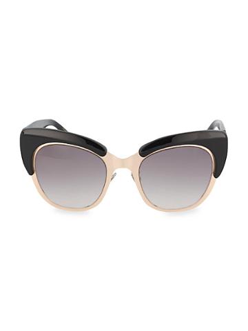 Pomellato 49mm Cat Eye Novelty Sunglasses