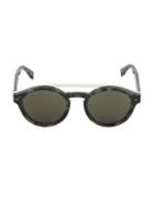 Fendi 51mm Round Sunglasses