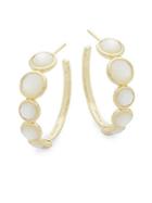 Ippolita Mother-of-pearl And 18k Yellow Gold Hoop Earrings