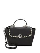 Love Moschino Flap Faux Leather Top Handle Bag
