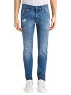 Dolce & Gabbana Slight Distressed Slim-fit Jeans