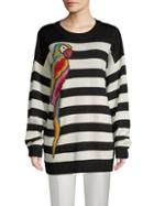 Marc Jacobs Embroidered Stripe Sweater