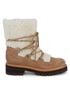 Marc Fisher Ltd Isha Shearling & Suede Outdoor Boots