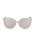 Linda Farrow 61mm Novelty Round Sunglasses