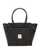 Love Moschino Textured Faux Leather Tote