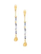 Gurhan Delicate Hue Collection Flurries Two-tone Multi-stone Long Earrings