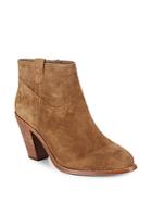 Ash As-ivana Almond Toe Suede Booties