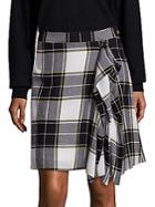 Public School Gina Draped Plaid Skirt