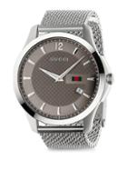 Gucci G-timeless Polished Stainless Steel Watch