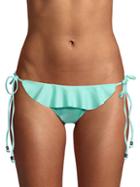 Shoshanna Ruffle String Bikini Bottom
