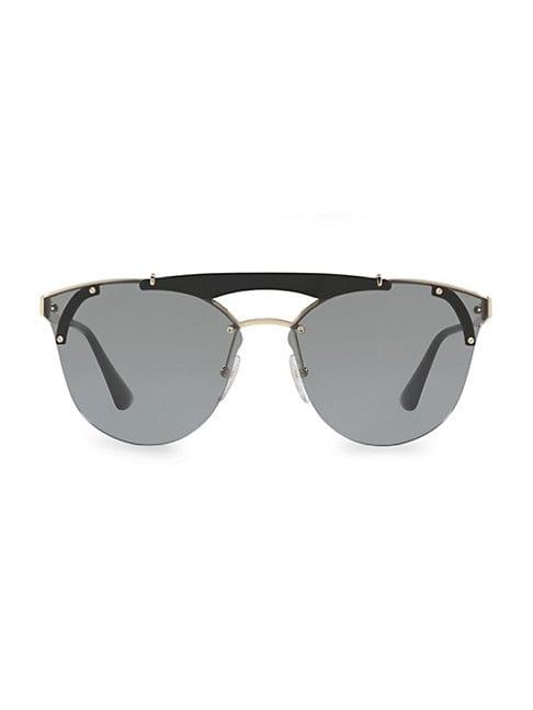 Prada Deconstructed Rimless Sunglasses