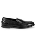 Cole Haan Grand Os Fleming Leather Penny Loafers