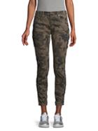 Driftwood Floral Embroidered Camouflage Jeans