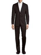 Hickey Freeman Milburn Fitted Striped Suit