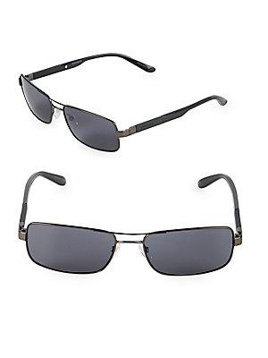 Carrera 57mm Rectangle Sunglasses