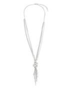 Saks Fifth Avenue Estate Faux Pearl Rhodium-plated Knotted Necklace