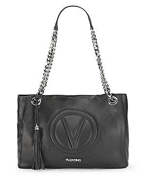 Valentino By Mario Valentino Vera Leather Chain Shoulder-strap Bag