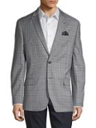 Tommy Hilfiger Plaid Notched Sportcoat