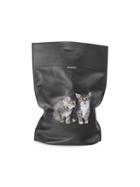 Balenciaga Small Plastic Bag Cats Leather Shopper