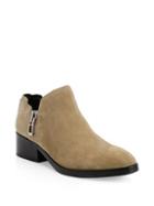3.1 Phillip Lim Alexa Zipped Suede Ankle Booties
