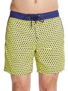 Mr. Swim Geometric-print Swim Shorts