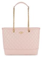 Love Moschino Quilted Faux-leather Chain Tote
