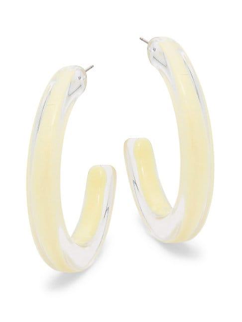 Ava & Aiden Clear Hoop Earrings