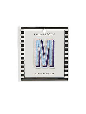 Fallon & Royce Embroidered Letter M Sticker