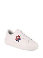 Prada Logo Leather Lace-up Sneakers