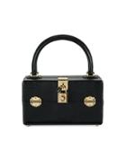 Dolce & Gabbana Leather Top Handle Box Bag
