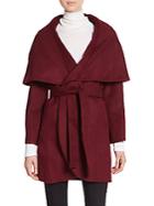 T Tahari Marla Wool-blend Coat