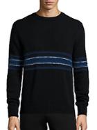 Plac Retro Spectrum Striped Mohair & Wool Blend Sweater