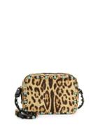 Valentino Garavani Studded Leopard Dyed Calf Hair Box Crossbody Bag