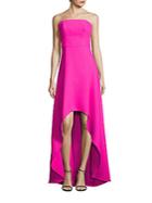 Laundry By Shelli Segal Strapless High-low Gown